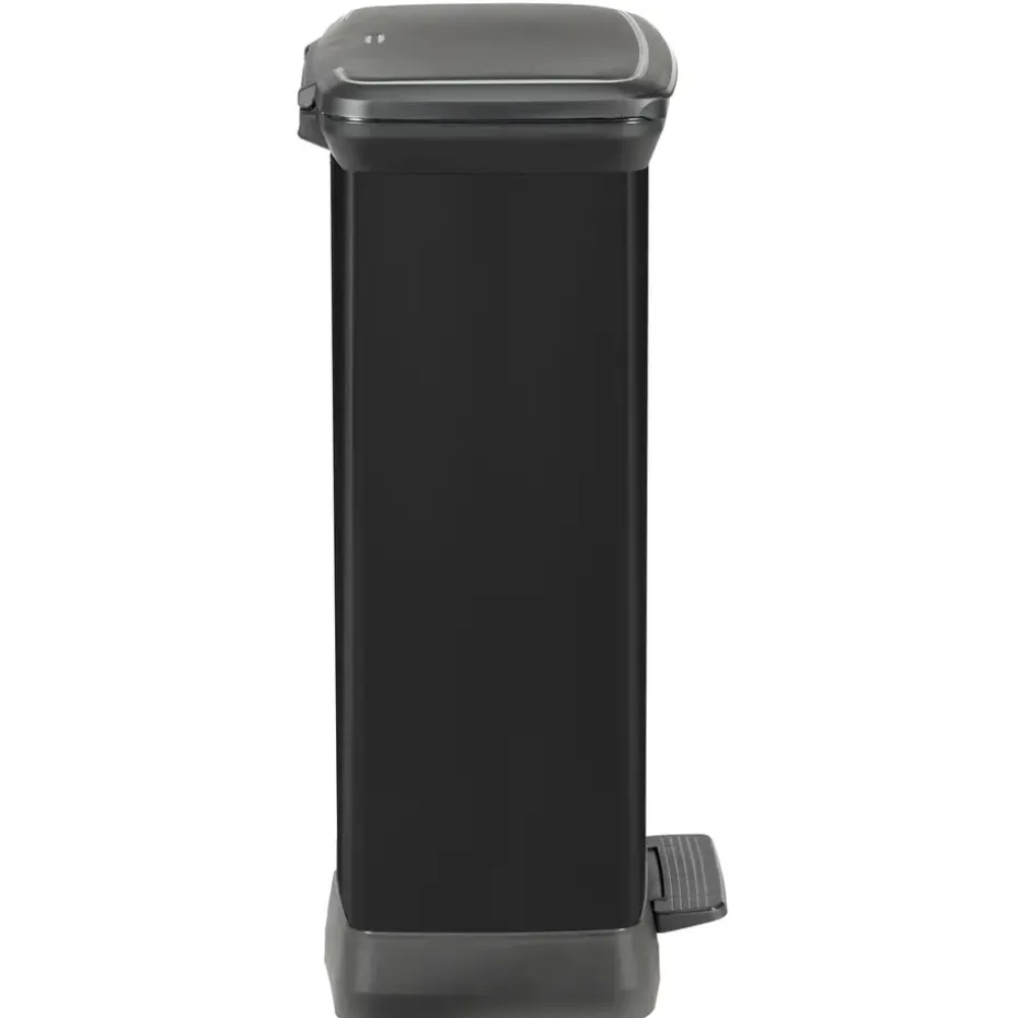 Curver Decobin Prullenbak- 50L - 39x29x72 cm - Zwart