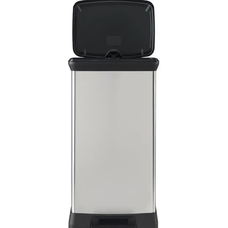 Curver Decobin Prullenbak - 50L - 2 stuks - Metallic