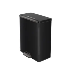 Curver Decobin Prullenbak - 65L - Rechthoekig - Zwart