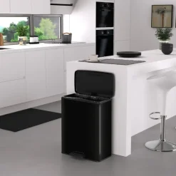 Curver Decobin Prullenbak - 65L - Rechthoekig - Zwart