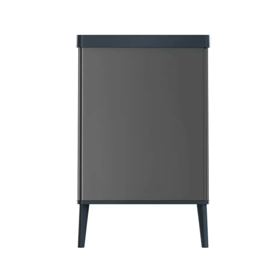 Curver Verto High 54L prullenbak - Grijs - 44x27x69cm