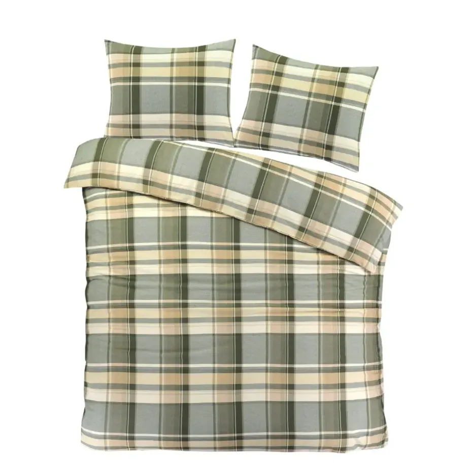 Day Dream Bram - Dekbedovertrek - Tweepersoons - 200 x 200/220 - Groen