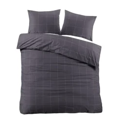 Day Dream Duuk - Dekbedovertrek - Lits-jumeaux - 240x200/220 cm - Grijs