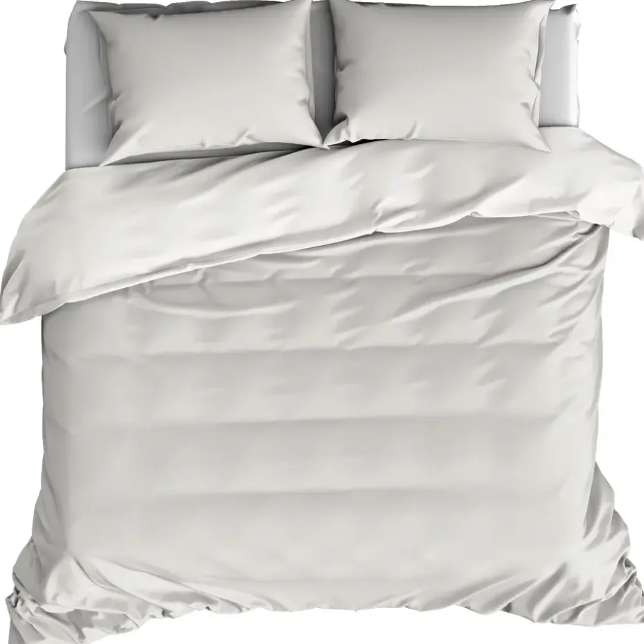 De Witte Lietaer Dekbedovertrek Katoen Satijn Olivia - 240 x 220 cm - Beige