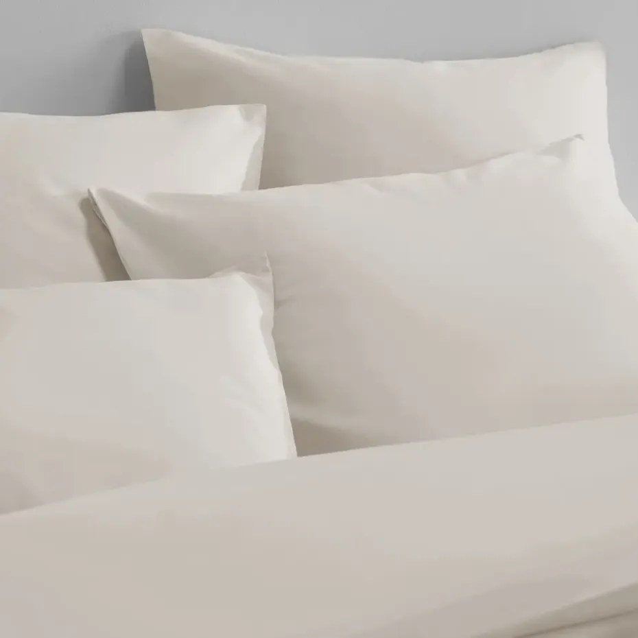 De Witte Lietaer Dekbedovertrek Katoen Satijn Olivia - 240 x 220 cm - Beige
