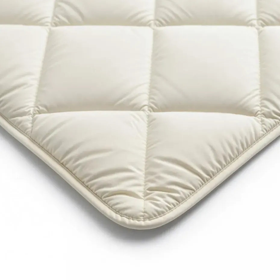 Dekbed zonder Overtrek Diamond 240x200 – Met Kussenslopen– Wasbaar – Crème/Groen