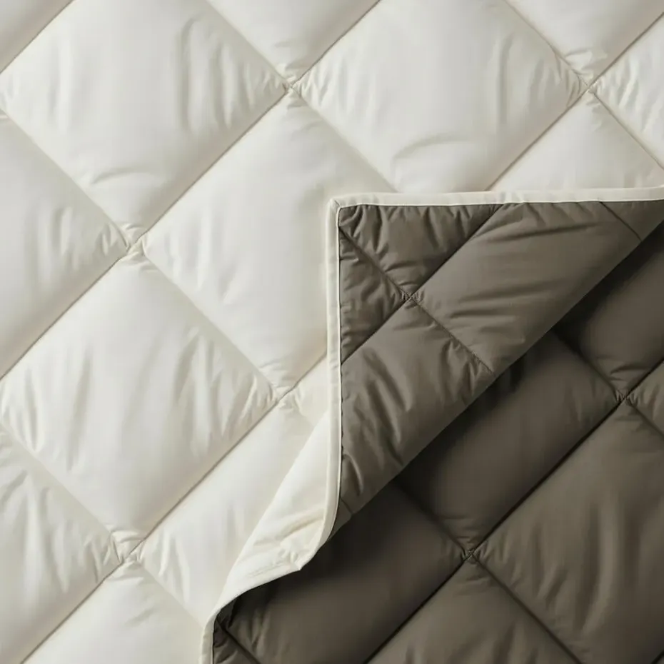 Dekbed zonder Overtrek Diamond 240x200 – Met Kussenslopen – Wasbaar – Crème/Kaki