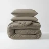 Dekbed zonder Overtrek Diamond 200x200 – Incl. Kussenslopen – Wasbaar – Taupe