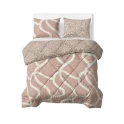 Dekbed zonder Overtrek Shapes 240x220 – Zacht & Wasbaar – Incl. 2 Kussenslopen