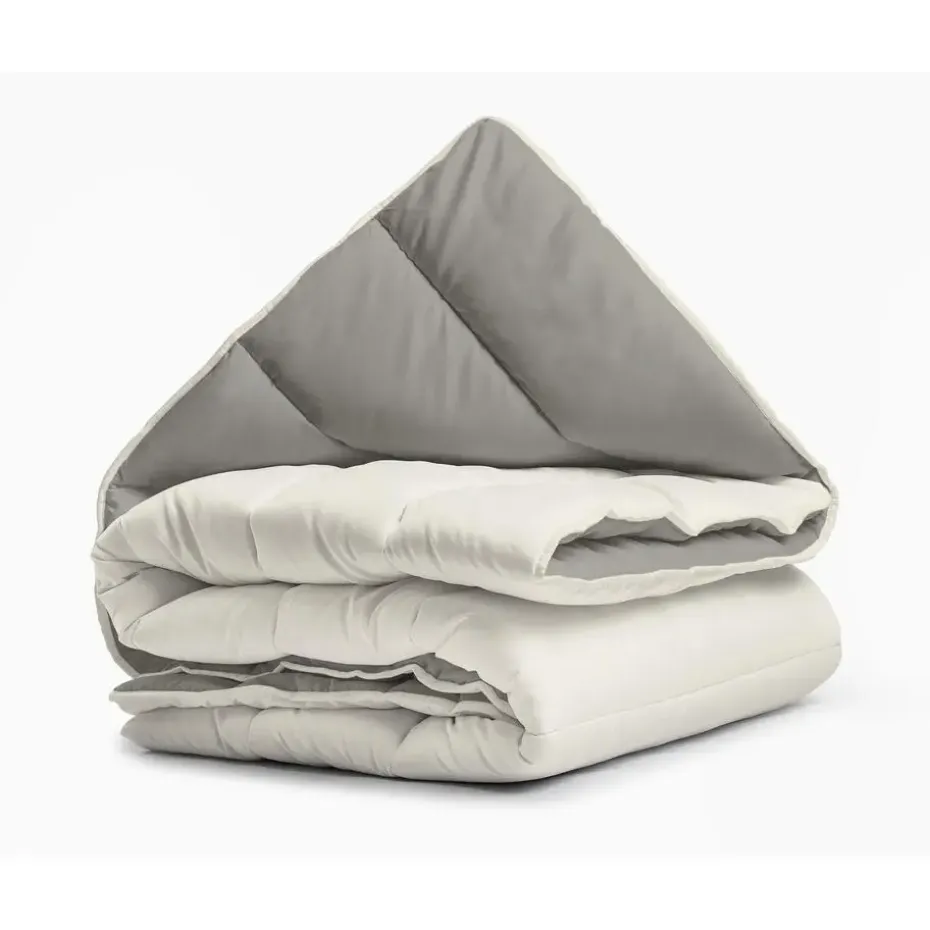 Dekbed zonder Overtrek 200x200 – Incl. Kussenslopen – Wasbaar – Crème/Kaki