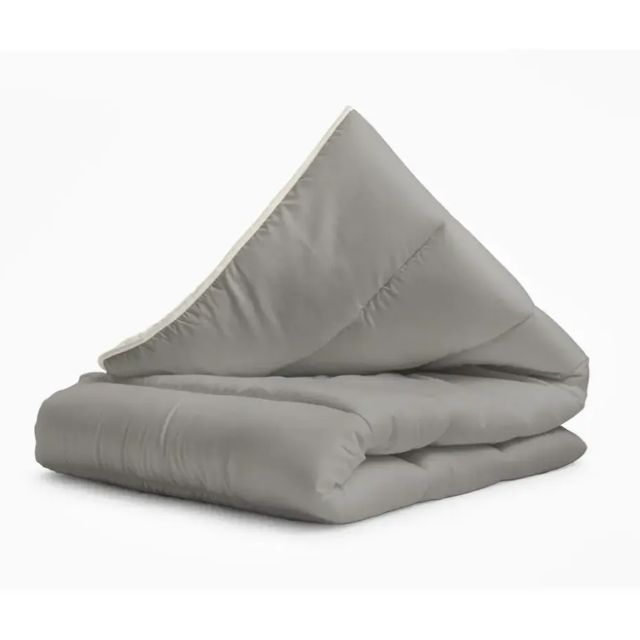 Dekbed zonder Overtrek 200x200 – Incl. Kussenslopen – Wasbaar – Crème/Kaki