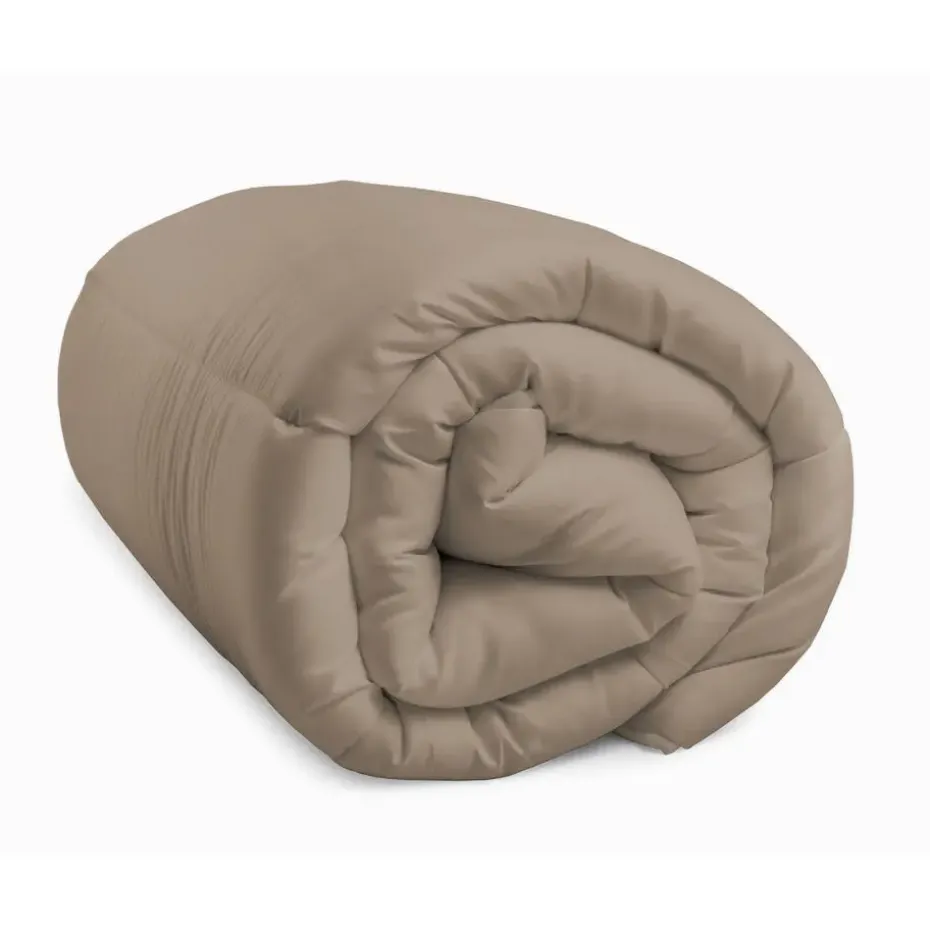 Dekbed zonder Overtrek 200x200 – Incl. Kussenslopen – Wasbaar – Taupe