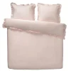 Dekbedovertrek Cato effen - roze - 200x200/220 cm