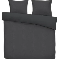 Dekbedovertrek Cozy Contour - antraciet - 200x220 cm