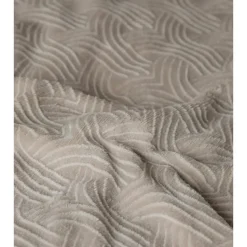 Dekbedovertrek Japandi 240x220 – Flanel Fleece – Zacht & Warm – Taupe