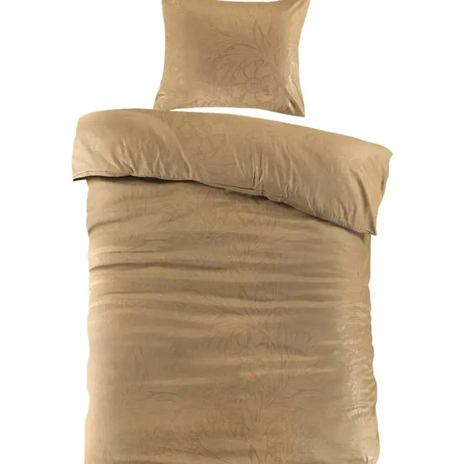 Dekbedovertrek Mason - oker - 140x220 cm