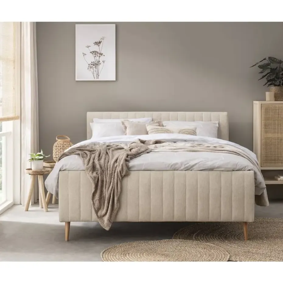 Dekbedovertrek Naomi paardenbloem - beige - 200x220/250 cm