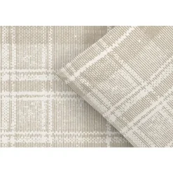 Dekbedovertrek Philip - zand/taupe - 200x200/220 cm