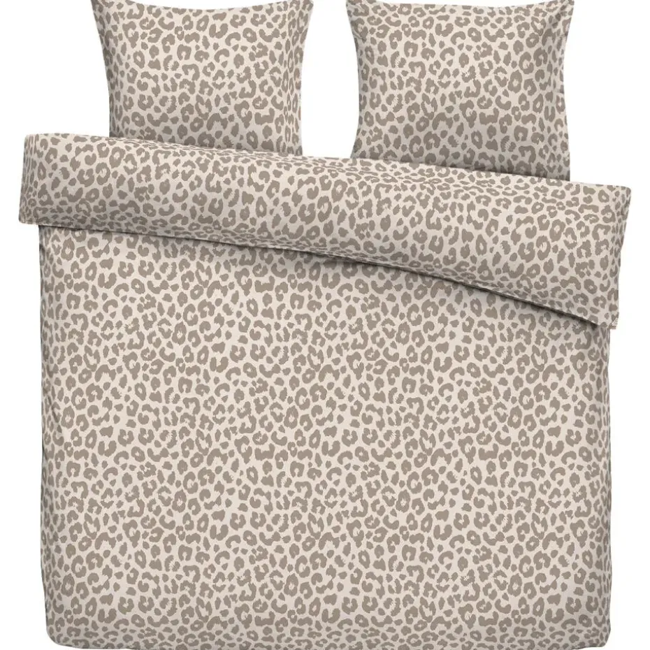 Dekbedovertrek Tobias - zand/taupe - 200x200/220 cm