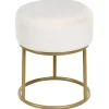 DELCO - Hocker - Off-white - Fluweel