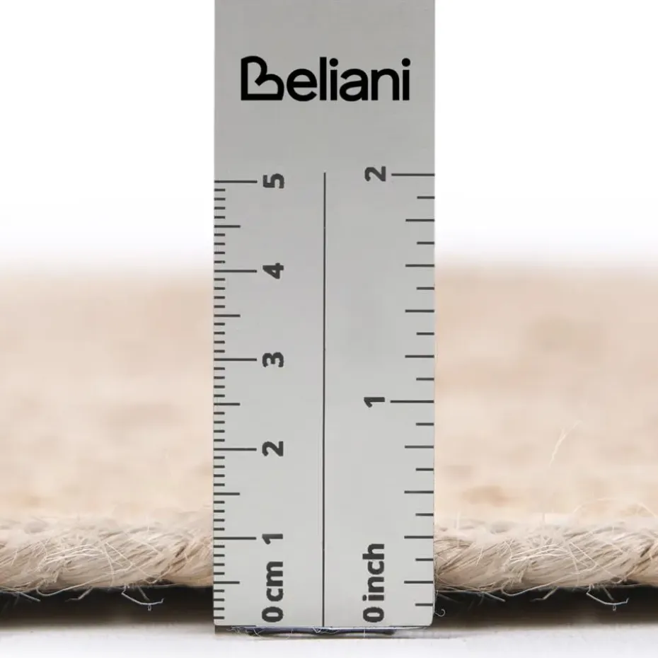DEMIRCI - Laagpolig vloerkleed - Beige - 80 x 300 cm - Jute