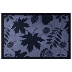 Deurmat Leaves Shadow antraciet - 40x60 cm