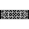 Deurmat Ornament Pattern antraciet - 50x150 cm