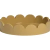 Dienblad Scallop - oker - Ø25 cm