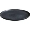 Dinerbord Liz -zwart - Stoneware - Ø28 cm