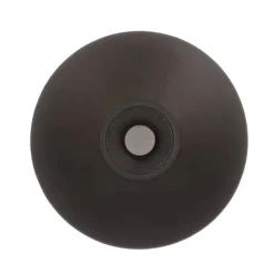 DK Design Bloemenvaas rond model - mat zwart - D13 x H15 cm
