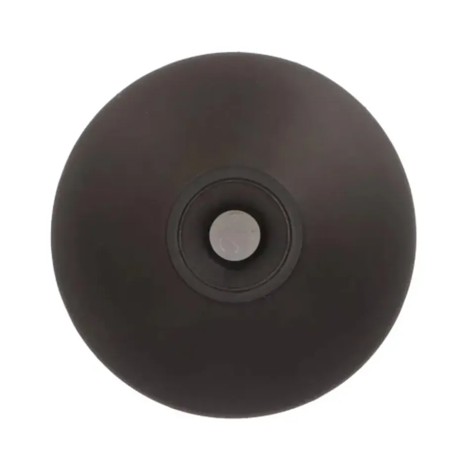 DK Design Bloemenvaas rond model - mat zwart - D13 x H15 cm