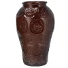 DK Design boeket vaas Circle - glas - donkerbruin - 15 x 25 cm