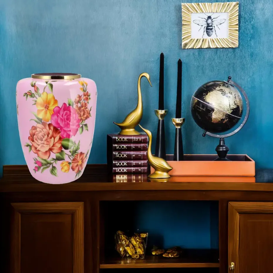 DK Design Vaas Flower Bouquet - lichtroze - D33 x H45 cm