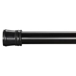 Douche Gordijnstang XL, aanpasbaar van 140 tot 260 cm, zelfklemmend, zwart