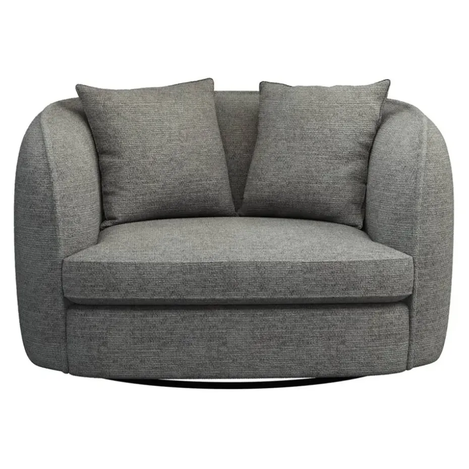 Draaibare Loveseat Enzio - stof Wandy - grijs