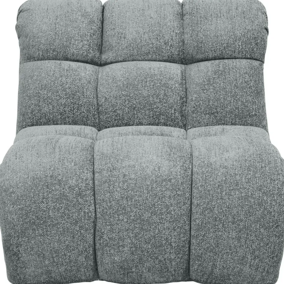 Draaifauteuil Beau - stof Raven - grijs
