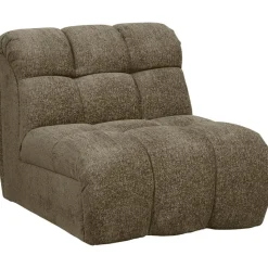 Draaifauteuil Beau - stof Raven - bruin
