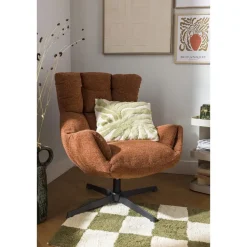 Draaifauteuil Hidde - terra