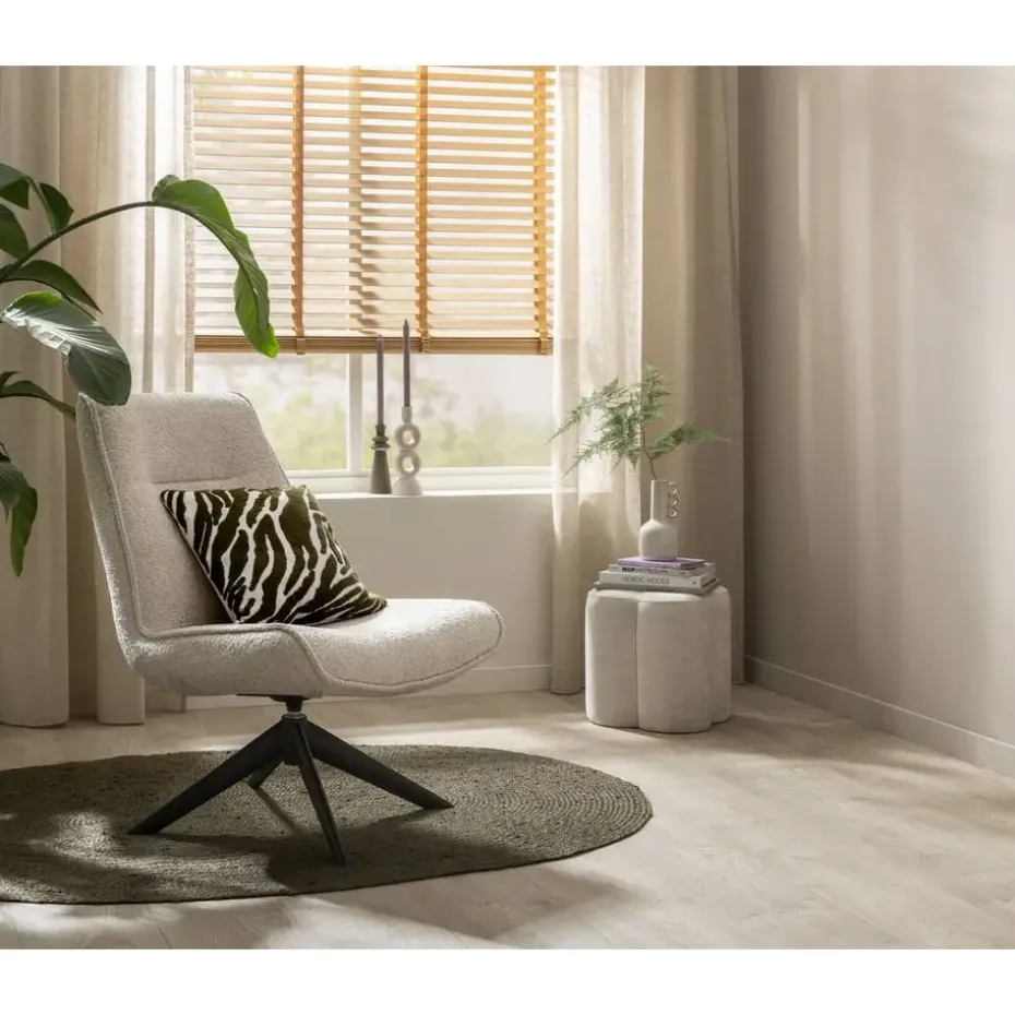 Draaifauteuil Nora - crème