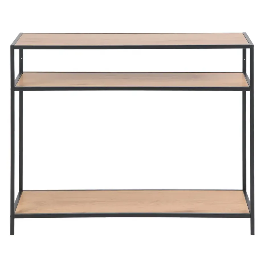 Dressoir Jaxx - naturel/zwart - 79x100x35 cm