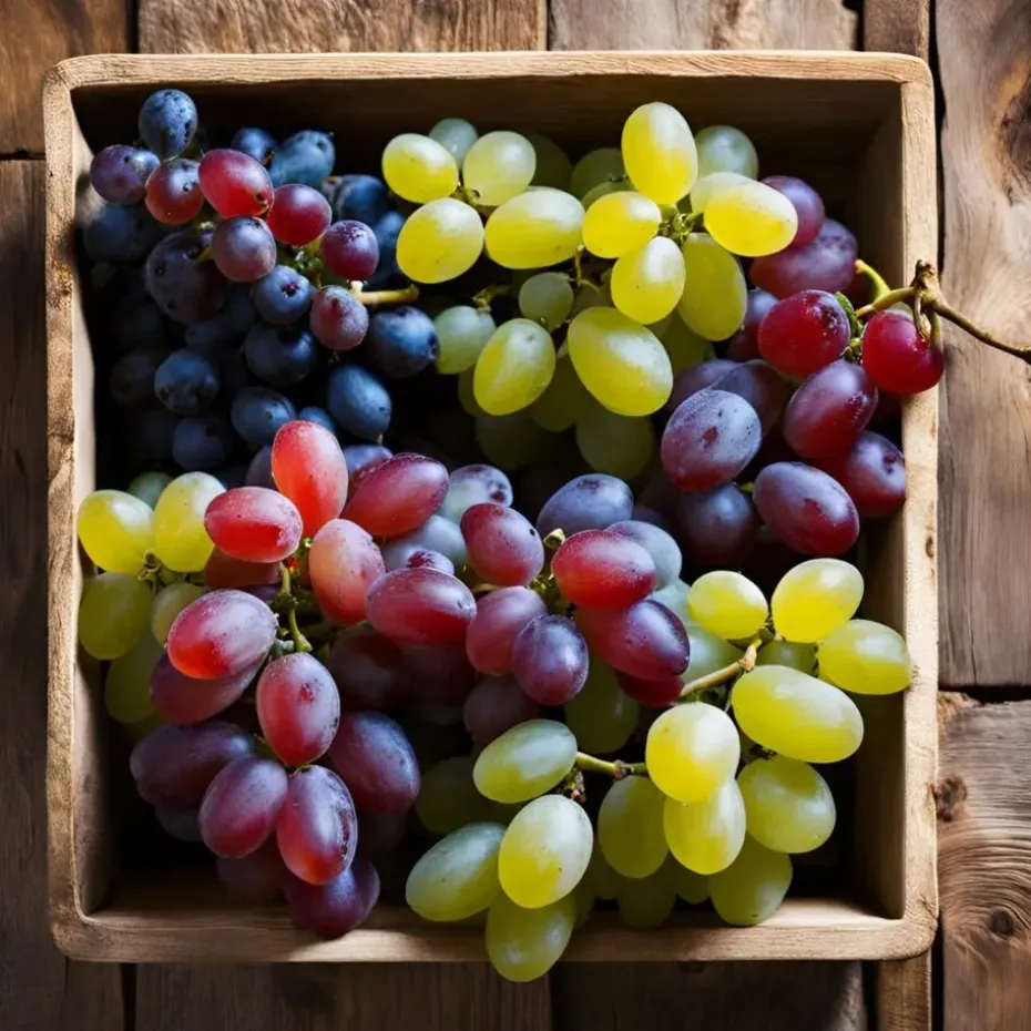 Druivenplant - Set van 24 - Vitis vinifera - Hoogte 25-40cm - ⌀9cm