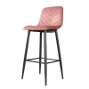 DS4U - Gaby barkruk velvet 75 cm 2.0 - roze