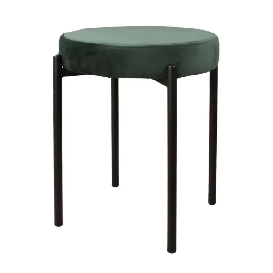 DS4U - Mika velvet kruk groen