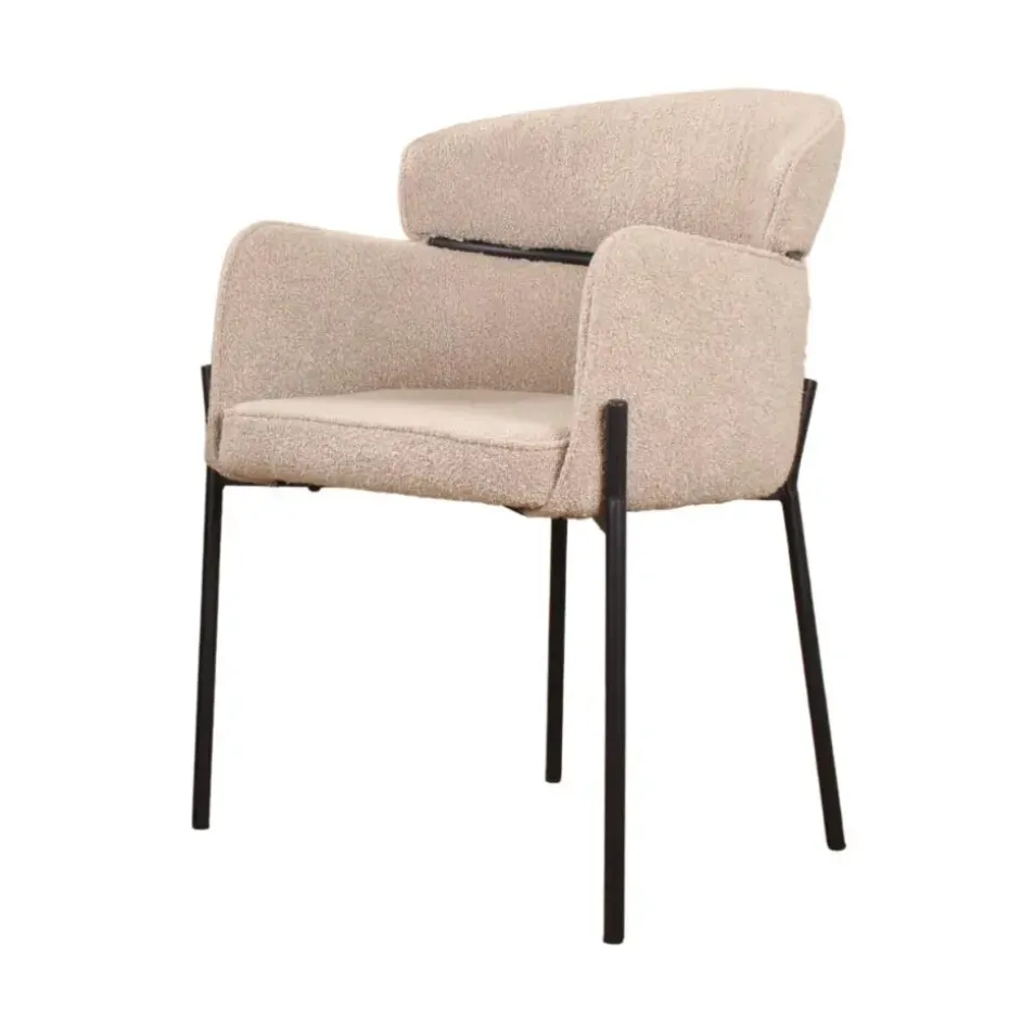 DS4U - Mira eetkamerstoel boucle - zand