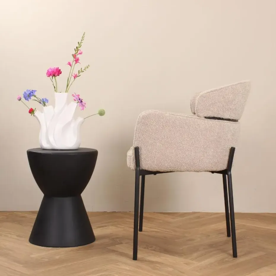 DS4U - Mira eetkamerstoel boucle - zand