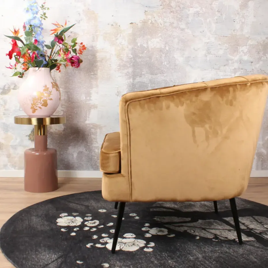 DS4U - Norah fauteuil velvet goud
