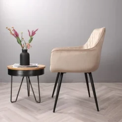 DS4U - Ravi 3.0 eetkamerstoel velours - champagne