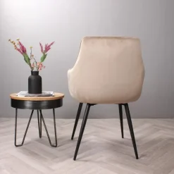 DS4U - Ravi 3.0 eetkamerstoel velours - champagne