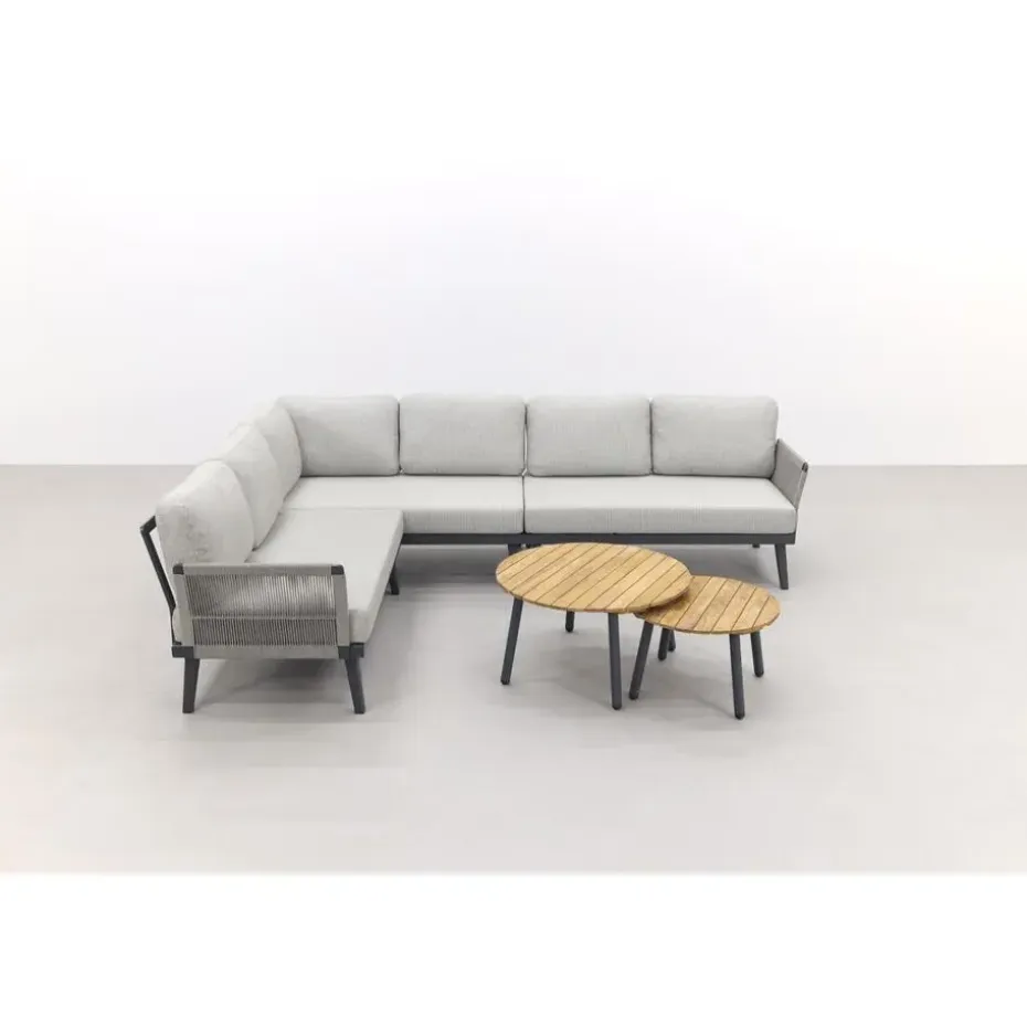 Durban/mindo loungeset - hoekbank - 3-delig
