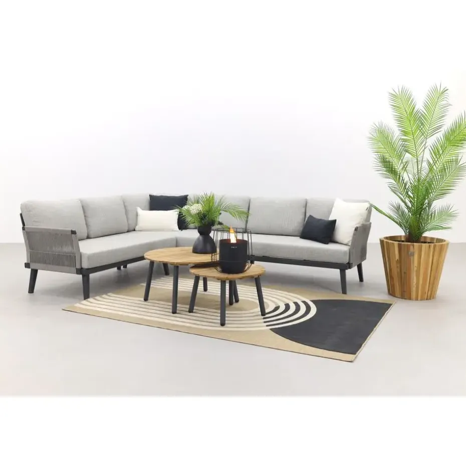 Durban/mindo loungeset - hoekbank - 3-delig